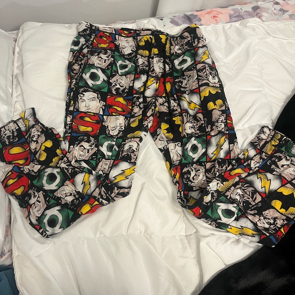 Mens superhero Print Bottoms - Multicolor